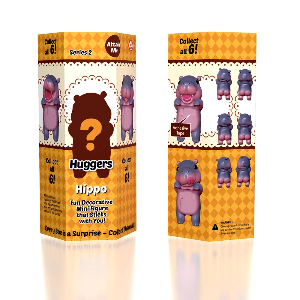 Hippo Huggers: The Phone Hugging Animals Collectable Figurine Blind Bag (1pc)