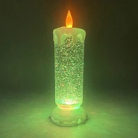 Festive Nights: LED Glitter Candle & Angel