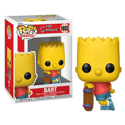 Funko Pop! TV: The Simpsons Bart with Skateboard Figure