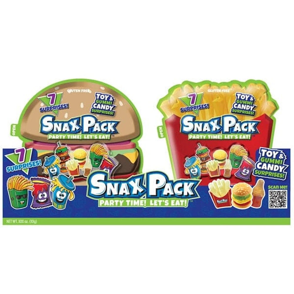 Snax Pack Candy Toy with Gummy Surprises