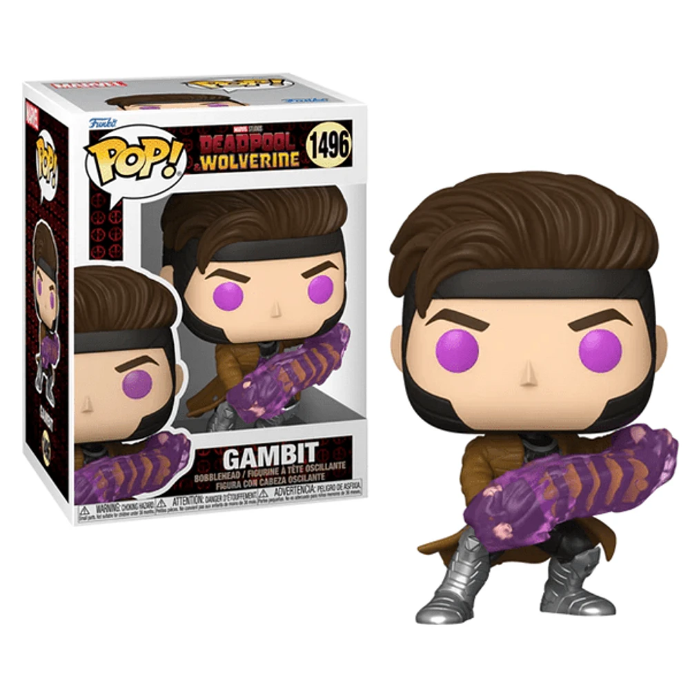 Funko Pop! Marvel: Deadpool 3 - Gambit with Charged Cards