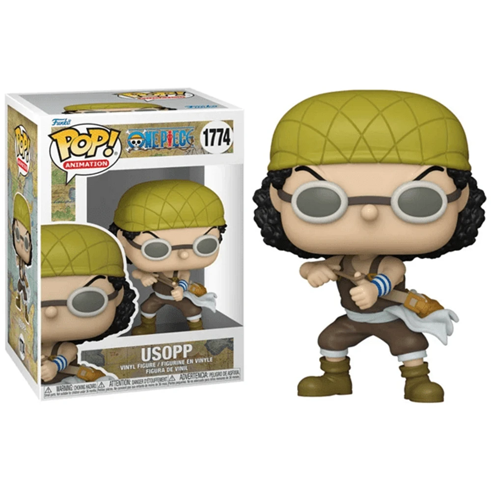 Funko Pop! Anime: One Piece - Usopp with Rubber Band Figure