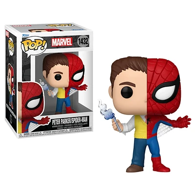 Funko Pop! Marvel: Split - Peter Parker/ Spider-Man Figure