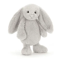 Jellycat: Bashful Silver Bunny Stuffed Animal - Medium