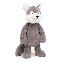 Jellycat: Bashful Wolf Stuffed Animal - Medium