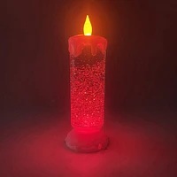 Festive Nights: LED Glitter Candle & Angel