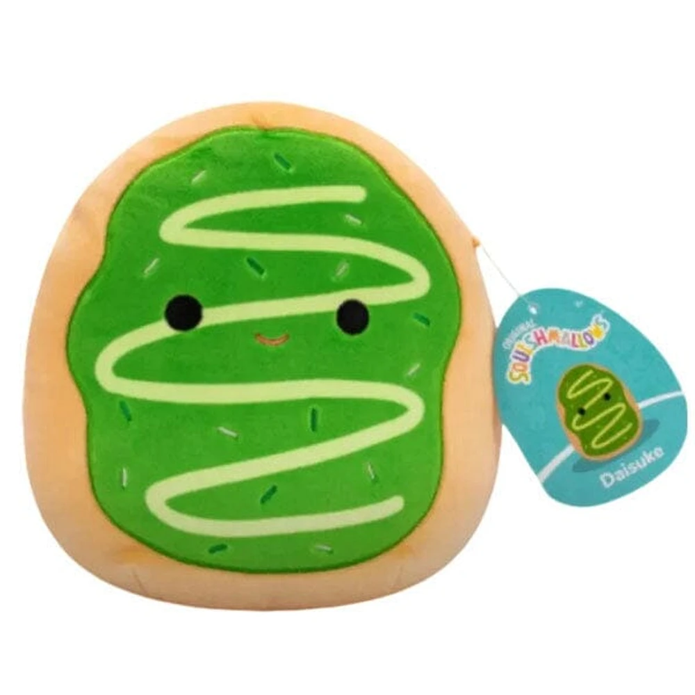 Squishmallows Super Soft Plush Toys 7.5" Daisuke The Matcha Green Tea Donut