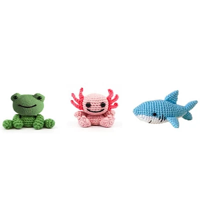 Crochet Micro Plush Toy: Aquatic Pals (3pk)