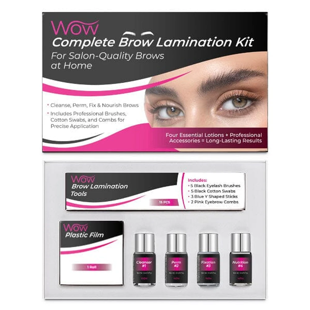 WOW Complete Eyebrow Lamination Kit (20pc)