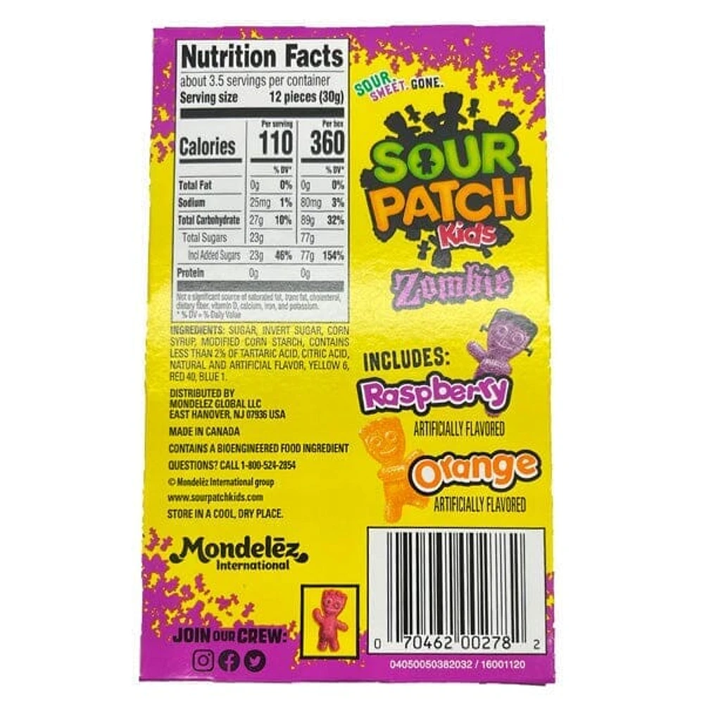 Sour Patch Kids Zombie Theatre Box