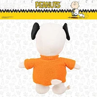 Snoopy Cuddle Pillow w/ Cozy Orange Sweater