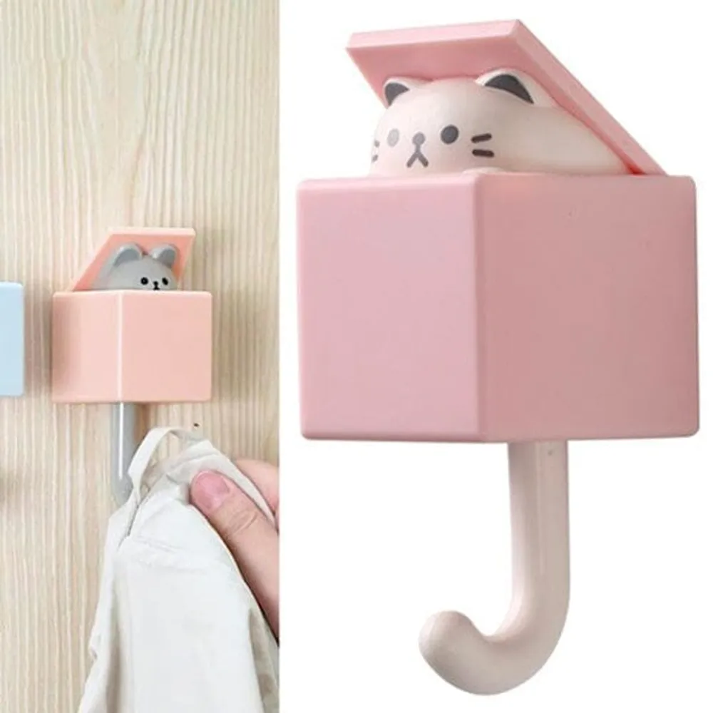 Peekimals: Kawaii Wall Hooks (4pc) | As Seen On TikTok!