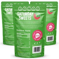 Swedish Candy: Saturday Sweets Strawberry Apple Rings (3.6oz)