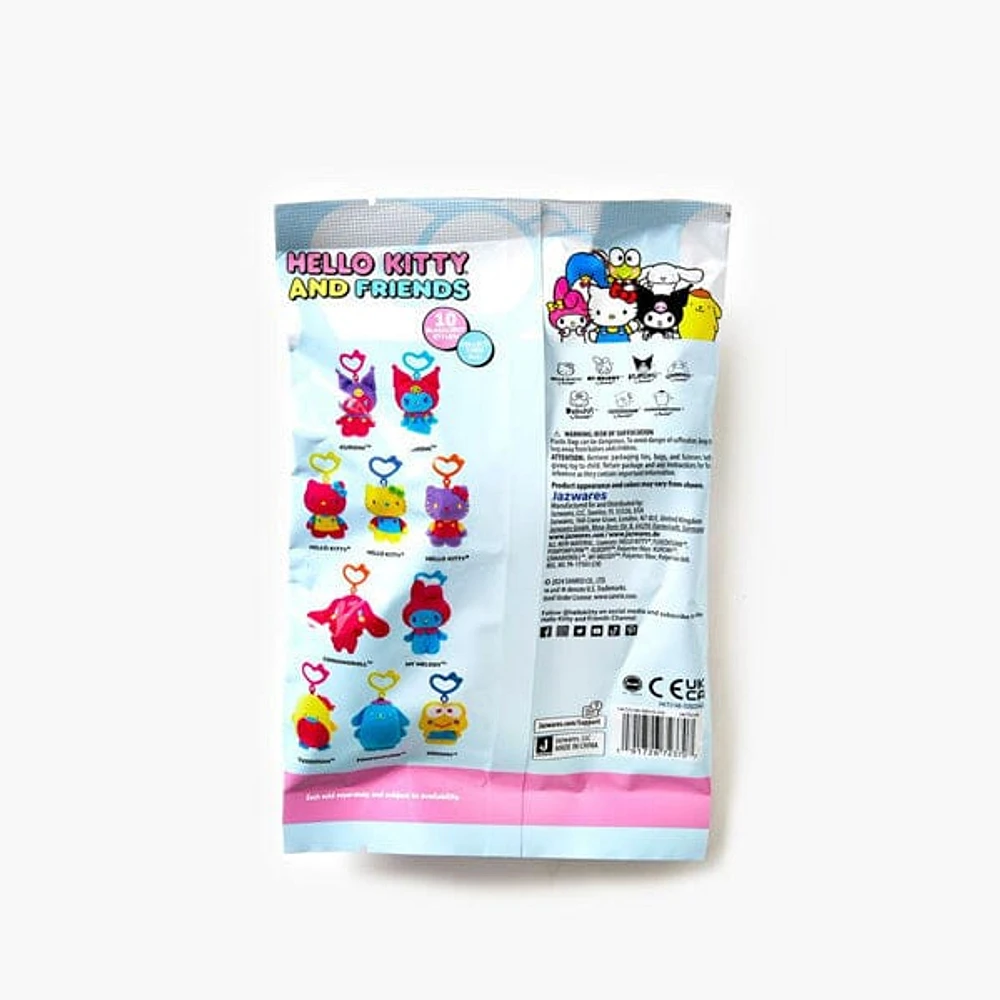 Hello Kitty & Friends: 3-inch Blacklight Bag Clips | Ships Assorted