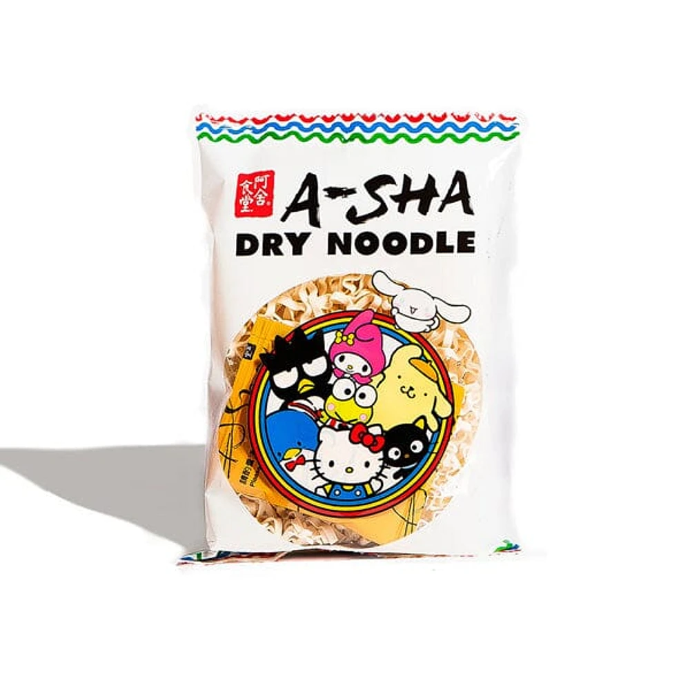 Hello Kitty x A-Sha Mandarin Noodles w/ Supercute Soy Sauce(5 pk)