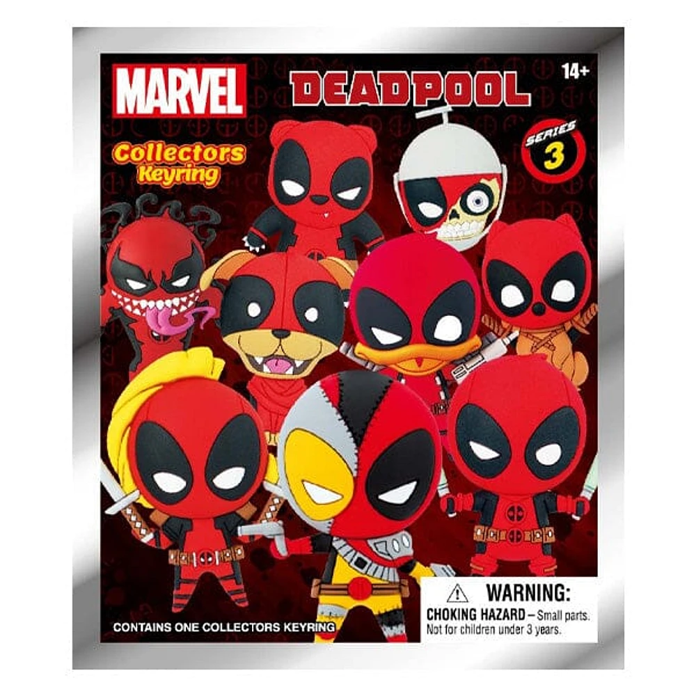 Deadpool 3D Anime Bag Clips Series 3