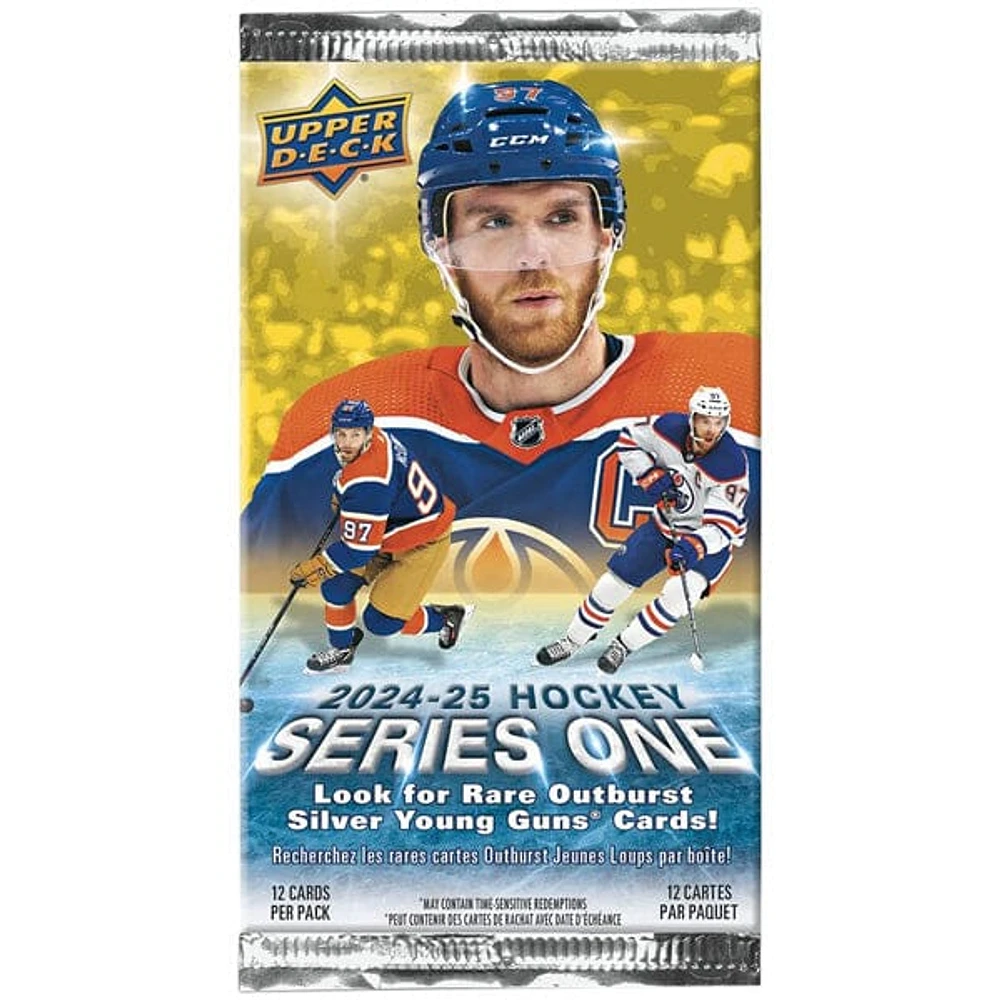 Upper Deck NHL Trading Card Pack Series One 2024-25