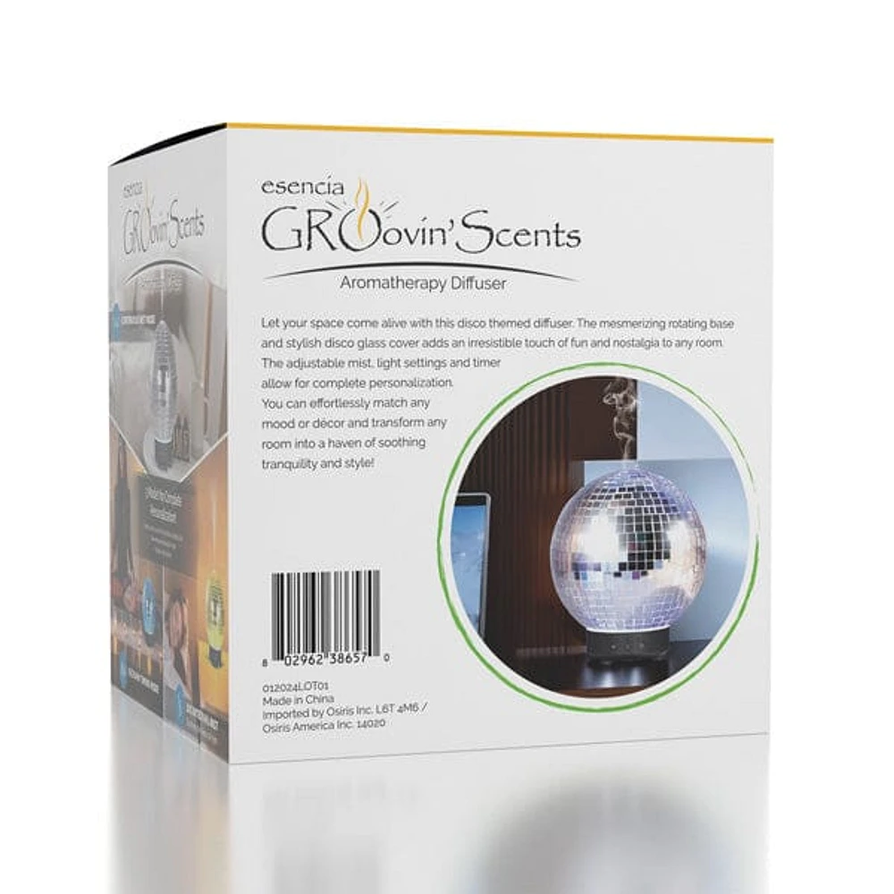 Esencia Groovin' Scents (100mL) Disco Ball Aroma Diffuser