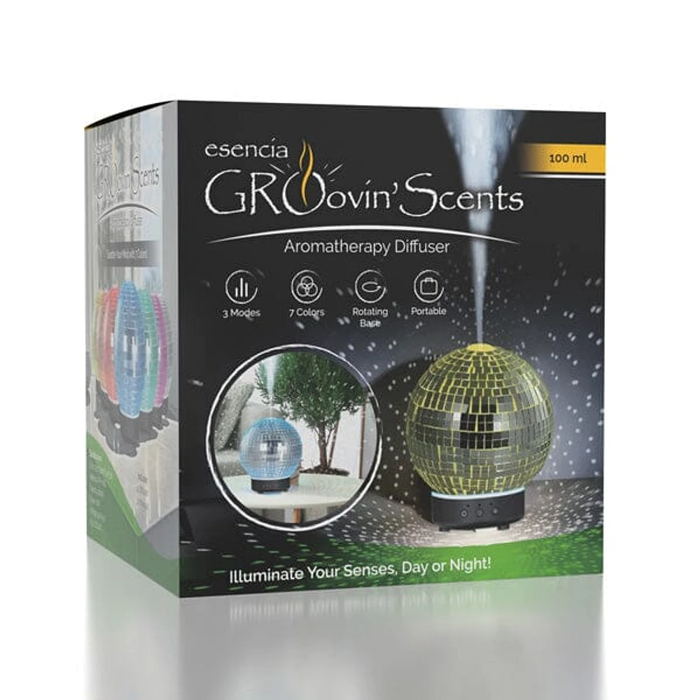 Esencia Groovin' Scents (100mL) Disco Ball Aroma Diffuser