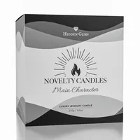 Hidden Gems "Main Character" Novelty Candle Sea Salt & Sage (1 Ring Inside)