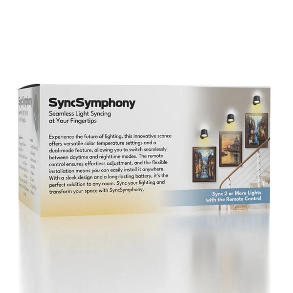 SyncSymphony: Magnetic LED Syncing Sconce