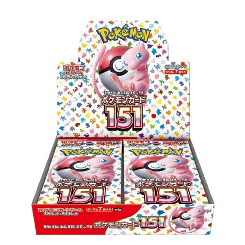 Pokémon TCG Japan: Scarlet & Violet 151 Factory Sealed Booster Box (20 Packs)