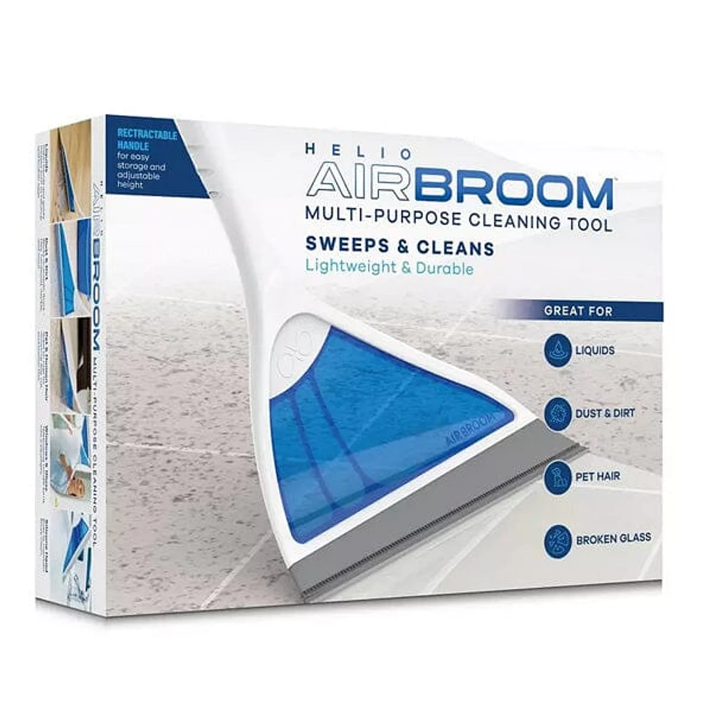 Helio AirBroom: Multifunctional Replaceable Silicone Broom