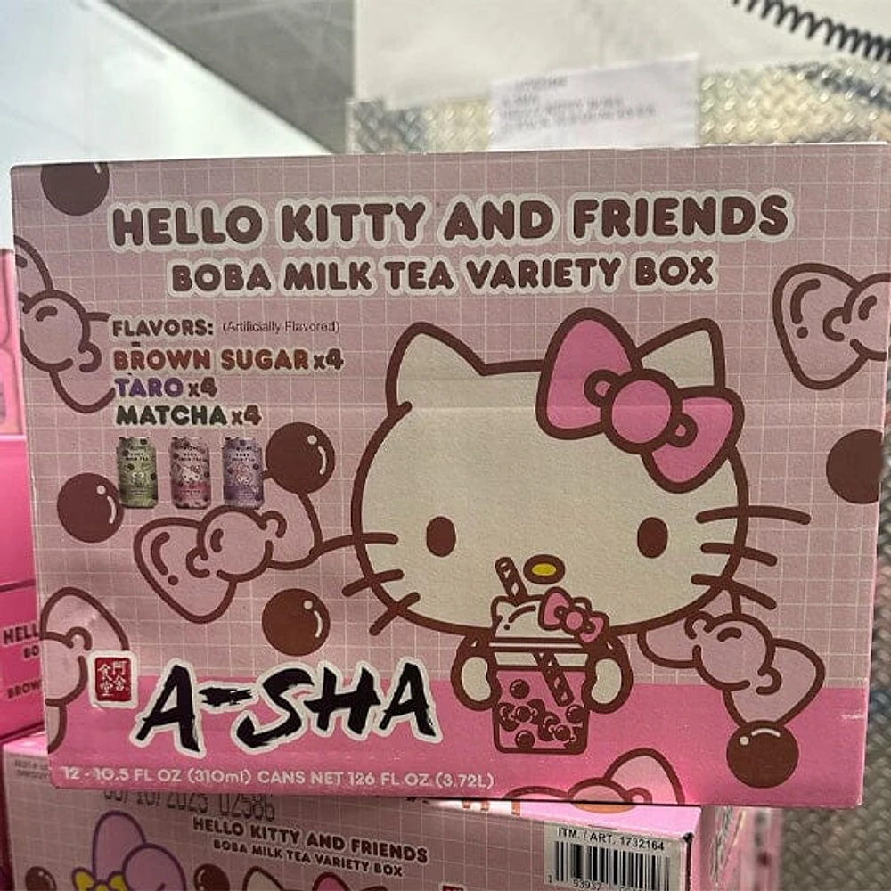 Hello Kitty x A-Sha Boba Milk Tea | Ships Assorted