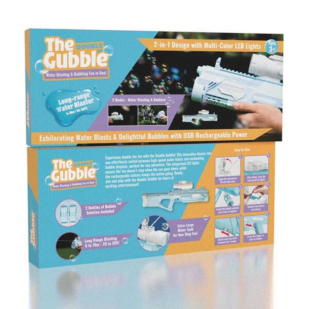 The Gubble 2-in-1 Water & Bubble Blaster