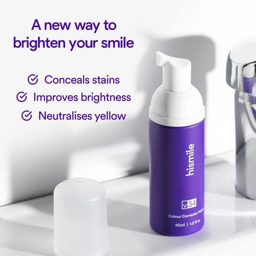 Hismile: V34 Color Corrector -  Teeth Brightening Serum  • Showcase