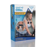 Cool Chill Foldable Neck Fan Blue