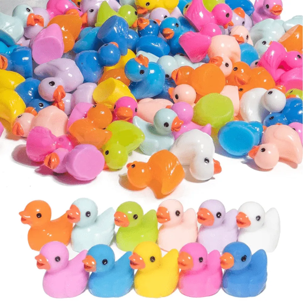 Hide-A-Duck Tiny Glow-In-The-Dark Duck Charms (100pc)