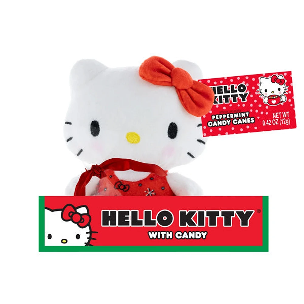 Sanrio Hello Kitty 8" w/ Candy Canes Plush