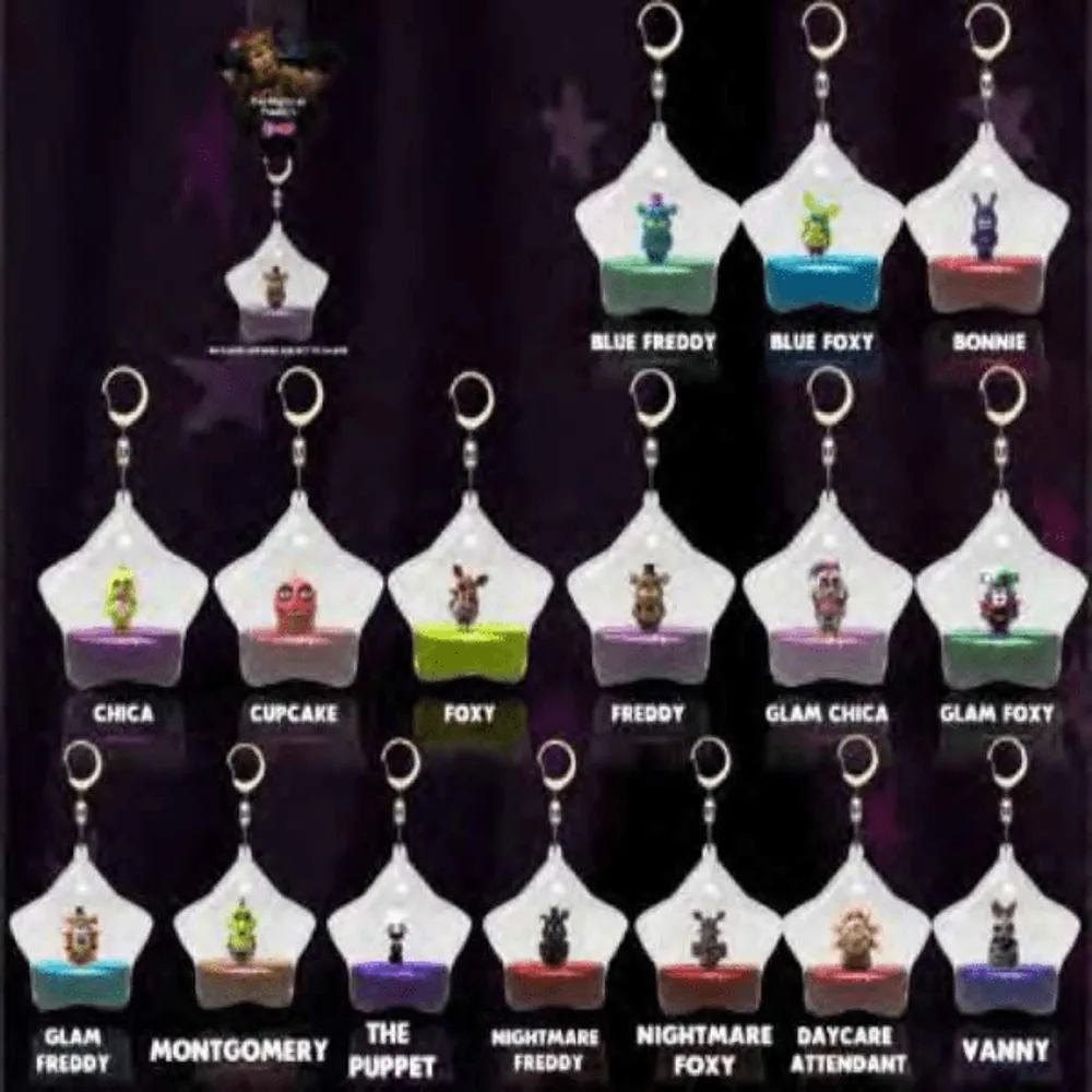 FNAF Tsunameez Water Keychain Figure Assortment