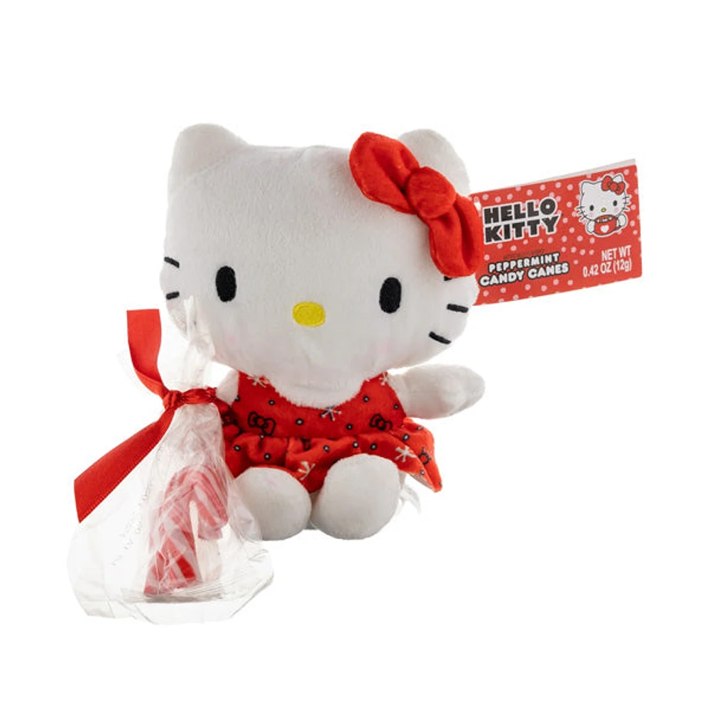 Sanrio Hello Kitty 8" w/ Candy Canes Plush