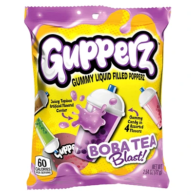 Gupperz Boba Tea Blast - 2.54oz Gummy Candy.