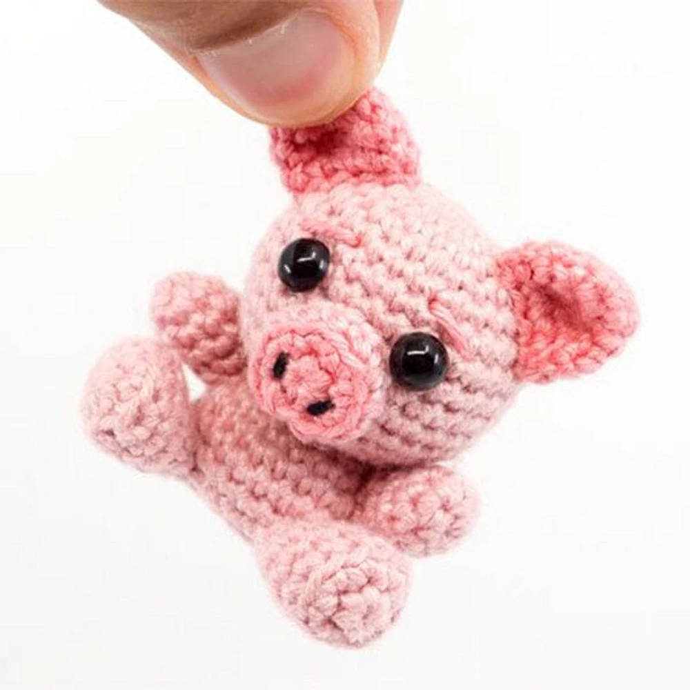 Crochet Micro Plush Toy: Farm Friends (3pk)