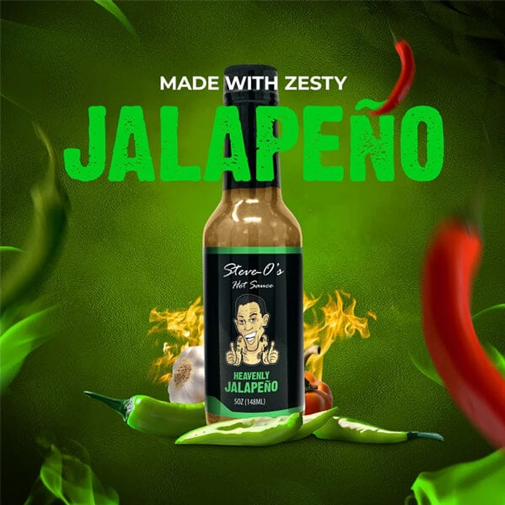 Steve-O's Hot Sauce: Heavenly Jalapeño (5oz)