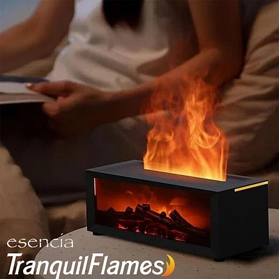 Esencia TranquilFlames: Mini Fireplace Flame Diffuser