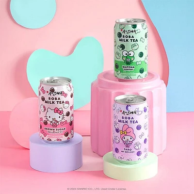 Hello Kitty x A-Sha Boba Milk Tea | Ships Assorted