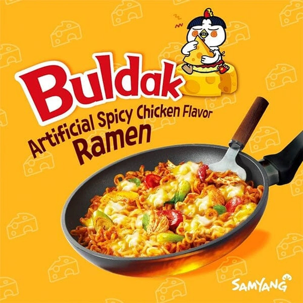 Samyang Buldak: Hot Chicken Ramen Cheese Flavor (5pk)