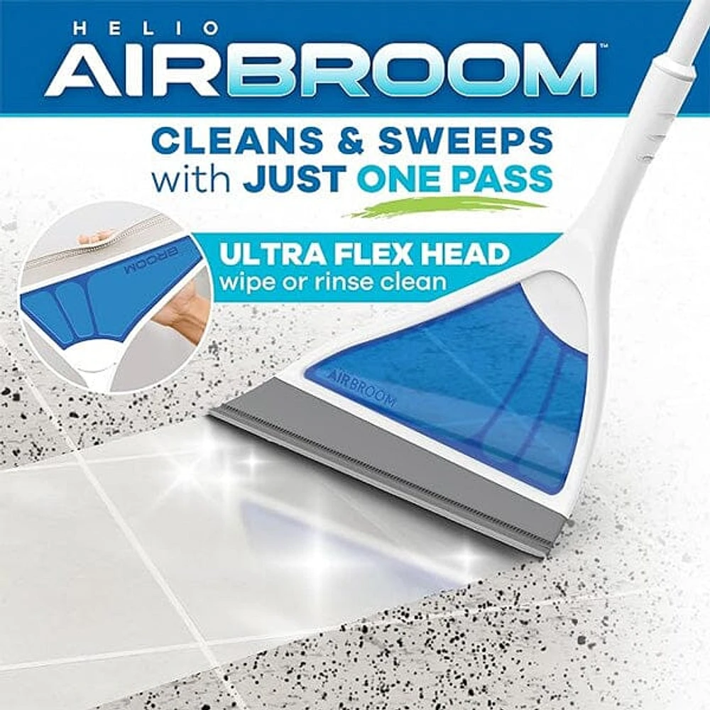 Helio AirBroom: Multifunctional Replaceable Silicone Broom