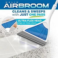 Helio AirBroom: Multifunctional Replaceable Silicone Broom