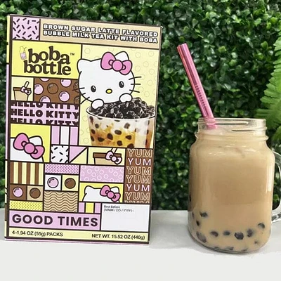 Hello Kitty x A-Sha Brown Sugar Milk Tea Boba Kit