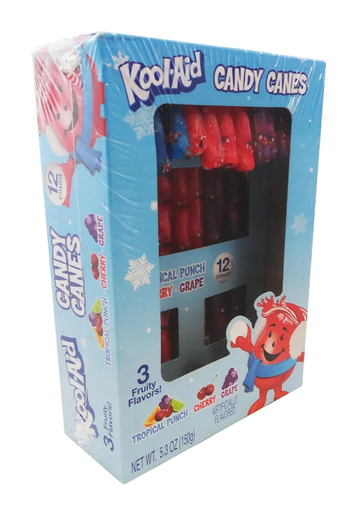 Kool-Aid Flavored Candy Canes (12pk)