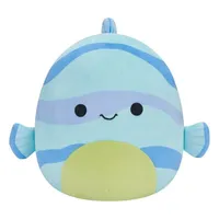 Squishmallows Super Soft Plush Toys | 7.5" Leland the Blue Fish