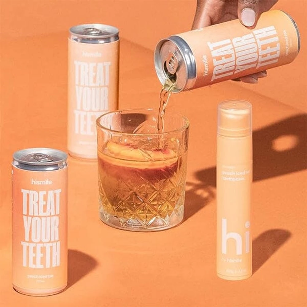 Hismile: Anti-Cavity Toothpaste | Peach Iced Tea Flavor