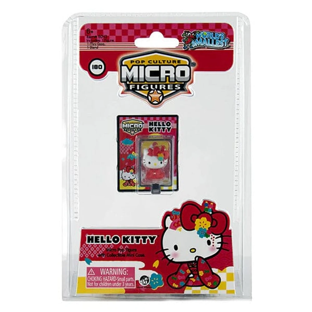 The World's Smallest Collection: World's Smallest Hello Kitty Pop Culture Micro Figures | Ships Assorted