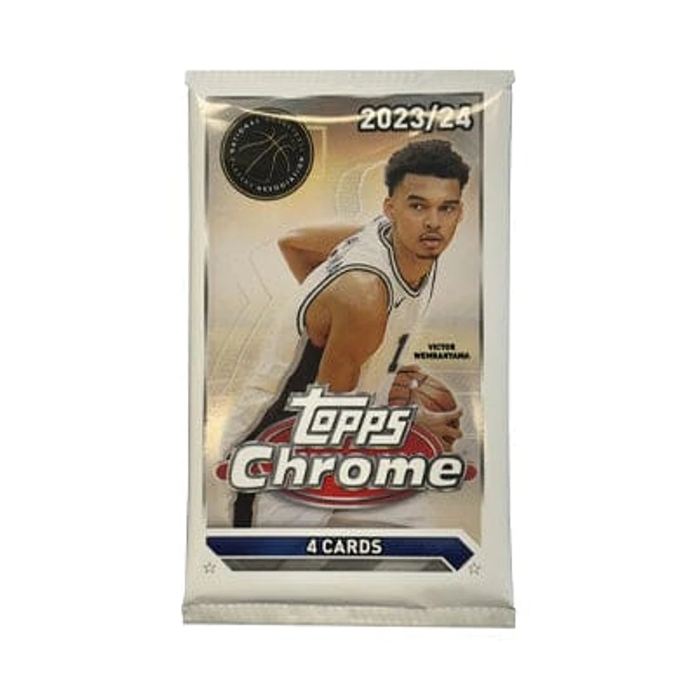 Topps Chrome NBA Trading Card Pack 2023-24