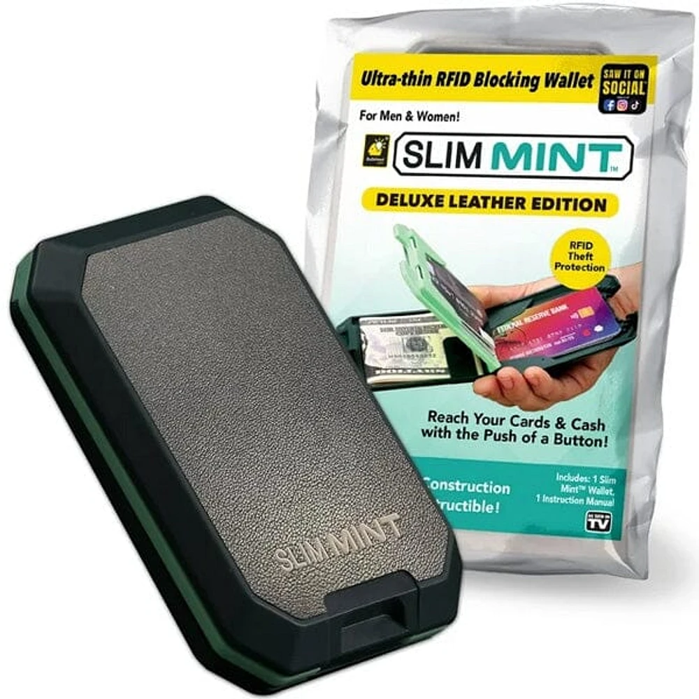 Slim Mint Wallet: RFID Blocking Wallet | As Seen On TV!